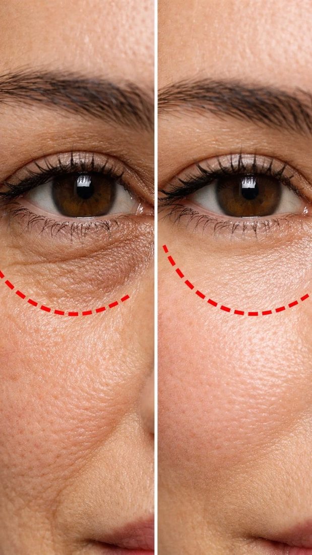 Around the mouth before and after RF lifting